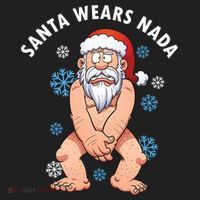 Santa Wears Nada Funny Christmas Hat thumb 2
