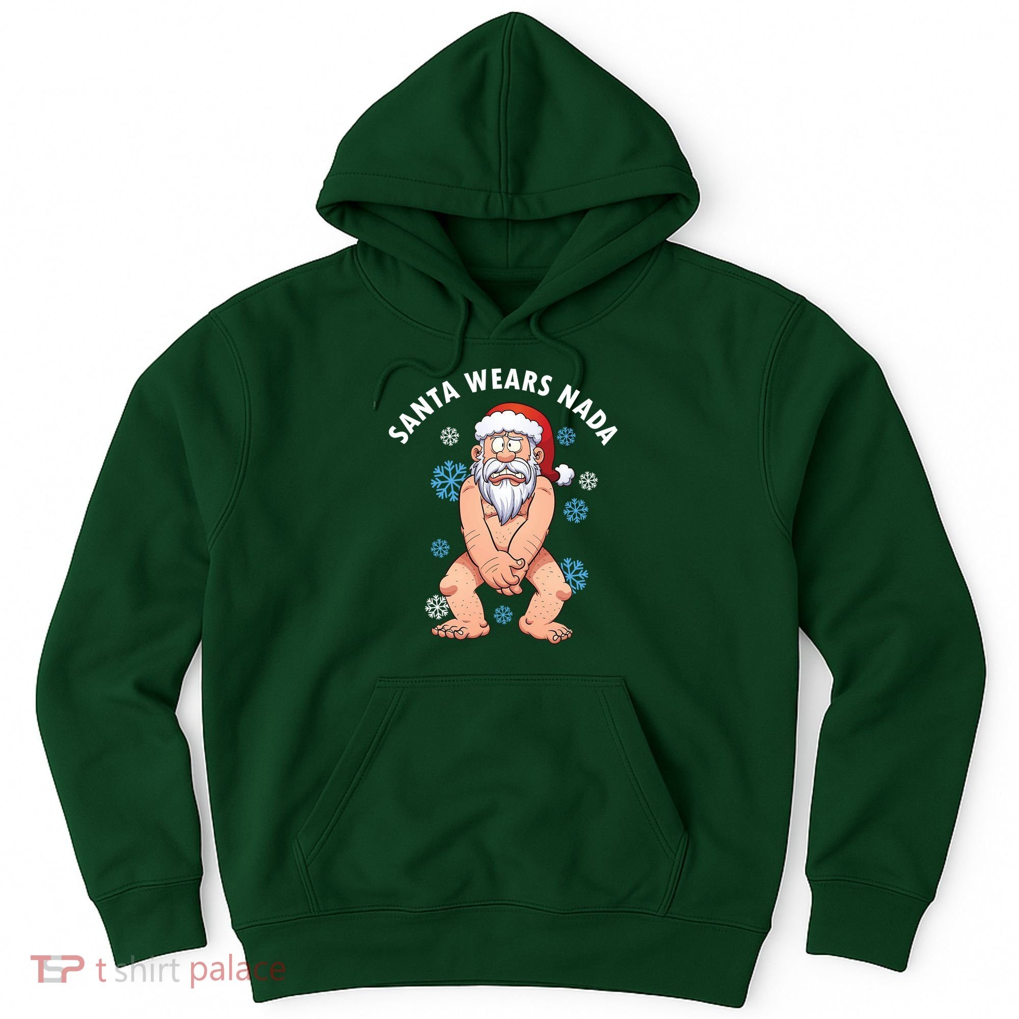 Santa Wears Nada Funny Christmas Hoodie