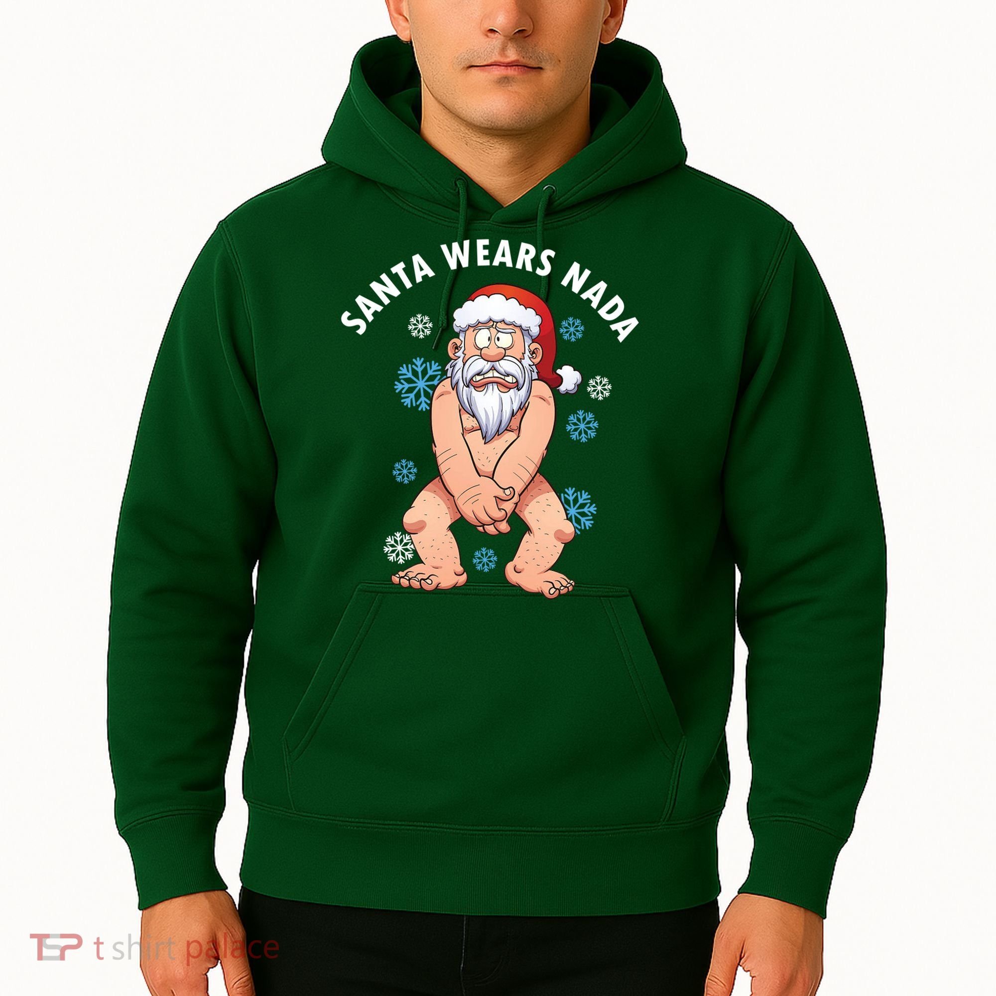 Santa Wears Nada Funny Christmas Hoodie