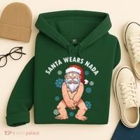 Santa Wears Nada Funny Christmas Hoodie thumb 4