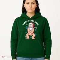 Santa Wears Nada Funny Christmas Hoodie thumb 5