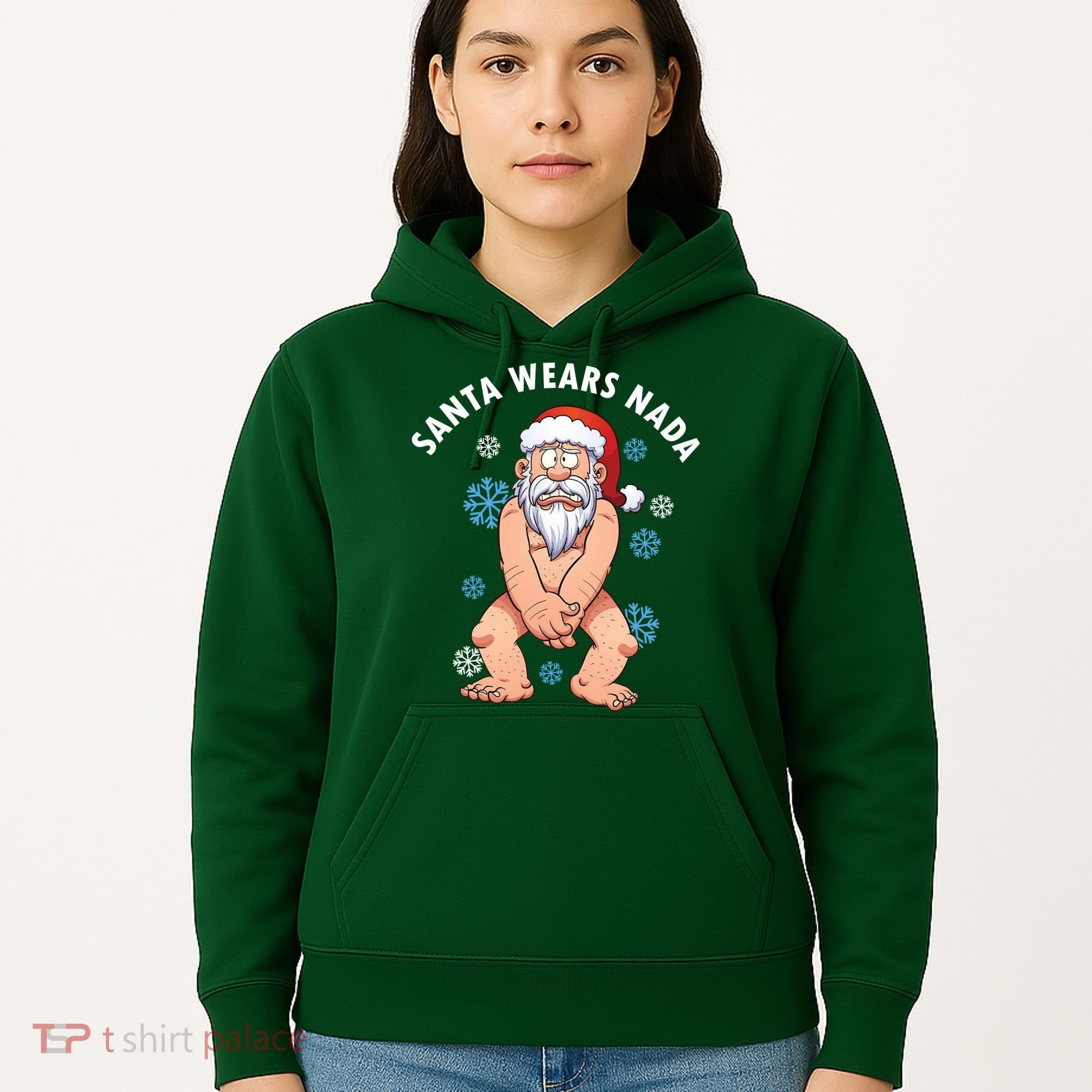 Santa Wears Nada Funny Christmas Hoodie