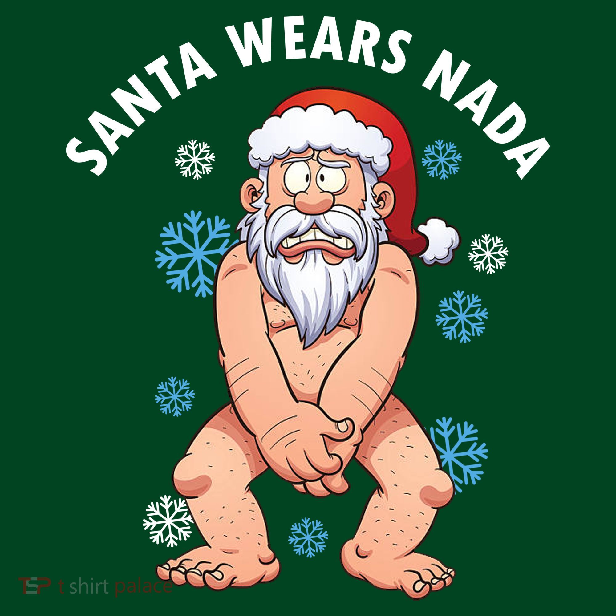 Santa Wears Nada Funny Christmas T-Shirt