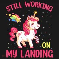 Still Working On My Landing Injury Broken Arm Cute Unicorn Women's Tank Top thumb 5