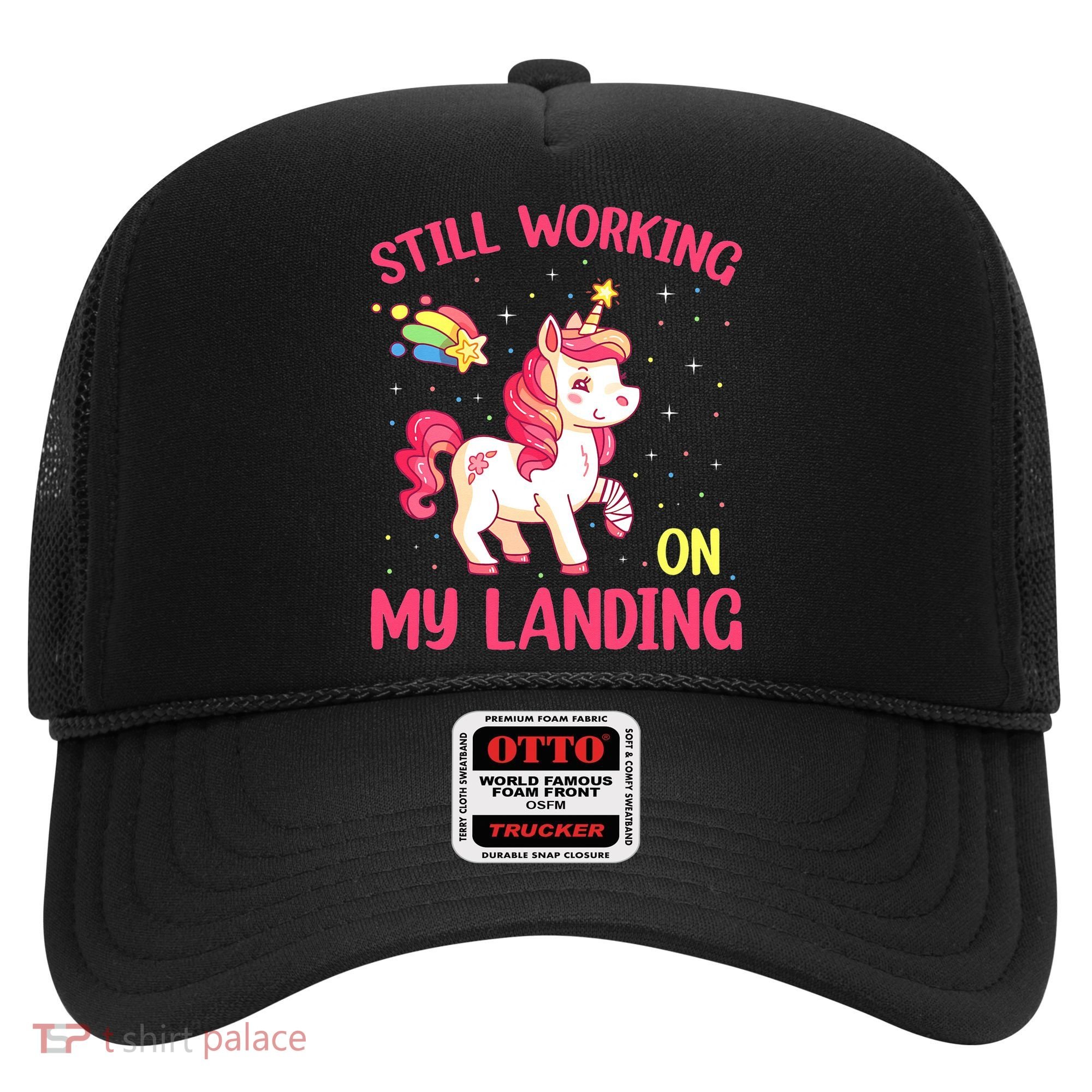 Still Working On My Landing Injury Broken Arm Cute Unicorn Hat