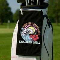 Stay Wild Ocean Child Kwajalein Atoll Golf Towel thumb 2