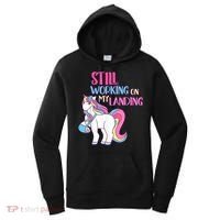 Still Working On My Landing Injury Broken Arm Cute Unicorn Women's Hoodie thumb 0