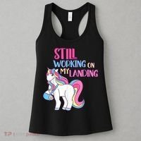 Still Working On My Landing Injury Broken Arm Cute Unicorn Women's Tank Top thumb 3
