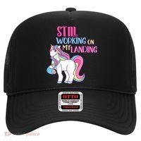 Still Working On My Landing Injury Broken Arm Cute Unicorn Hat thumb 0