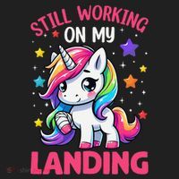 Still Working On My Landing Injury Broken Arm Cute Unicorn Tumbler thumb 3