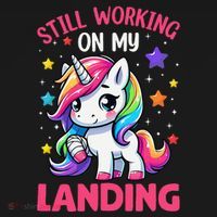 Still Working On My Landing Injury Broken Arm Cute Unicorn Ornament thumb 1