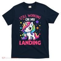Still Working On My Landing Injury Broken Arm Cute Unicorn T-Shirt thumb 0