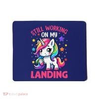 Still Working On My Landing Injury Broken Arm Cute Unicorn Mousepad thumb 0