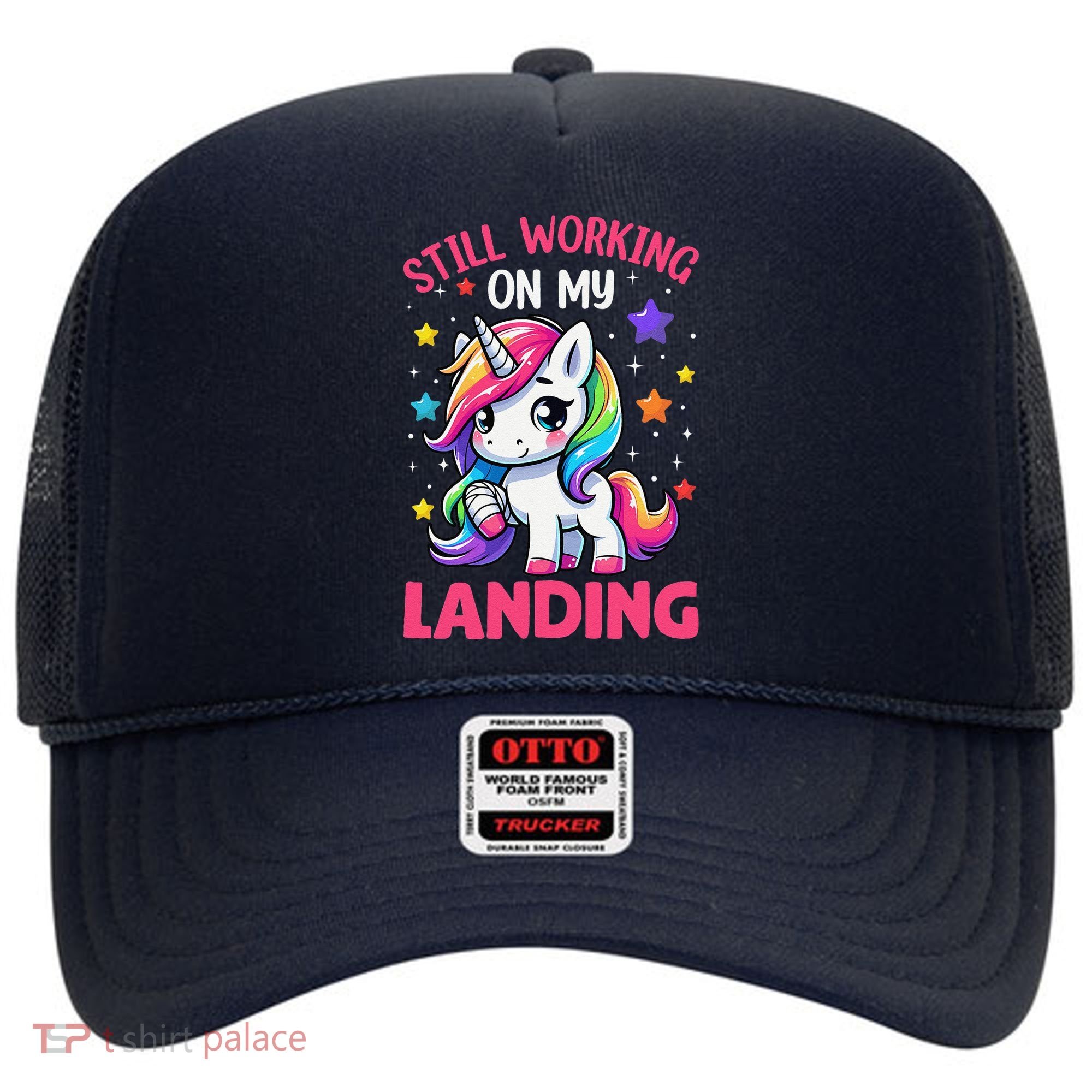 Still Working On My Landing Injury Broken Arm Cute Unicorn Hat