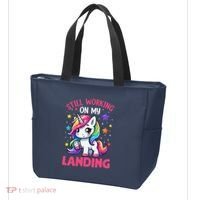 Still Working On My Landing Injury Broken Arm Cute Unicorn Tote Bag thumb 3