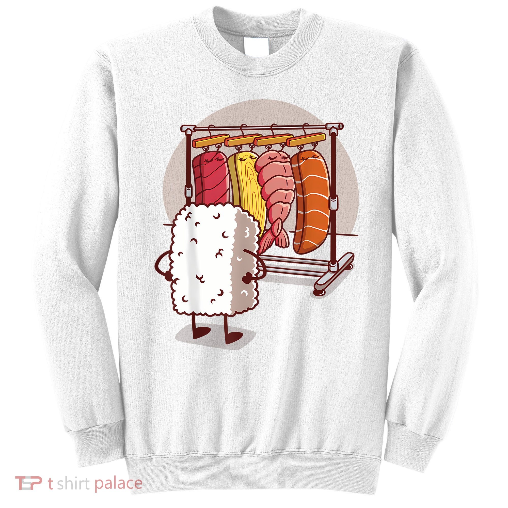 Sushi Wardrobe Olipop Funny Kawaii Japanese Food Sweatshirt
