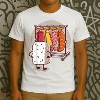 Sushi Wardrobe Olipop Funny Kawaii Japanese Food T-Shirt thumb 3