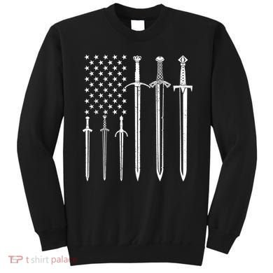 Sword American Flag Sweatshirt