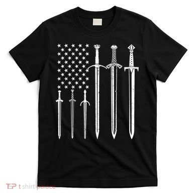 Sword American Flag T-Shirt