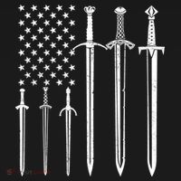 Sword American Flag T-Shirt thumb 7