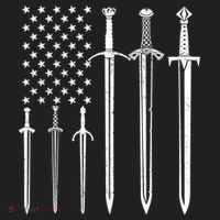 Sword American Flag Tumbler thumb 3