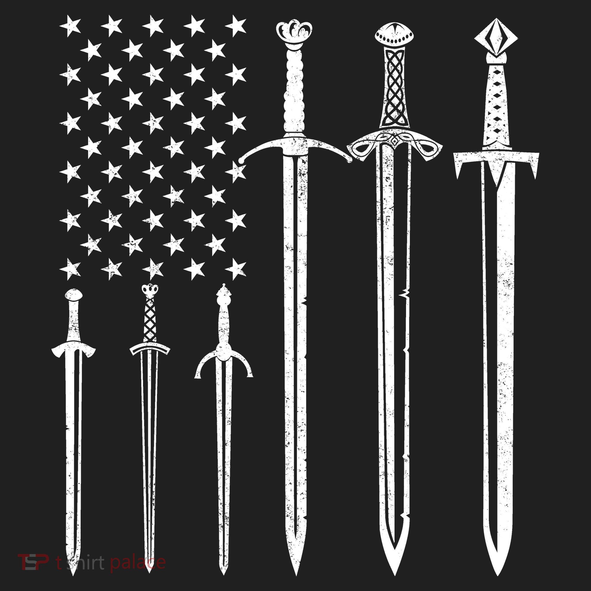 Sword American Flag Tumbler