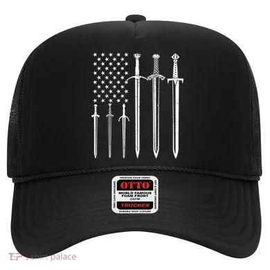 Sword American Flag Hat