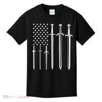 Sword American Flag Kids T-Shirt thumb 0