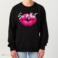 So What Pink Lips Women's Sweatshirt thumb 0