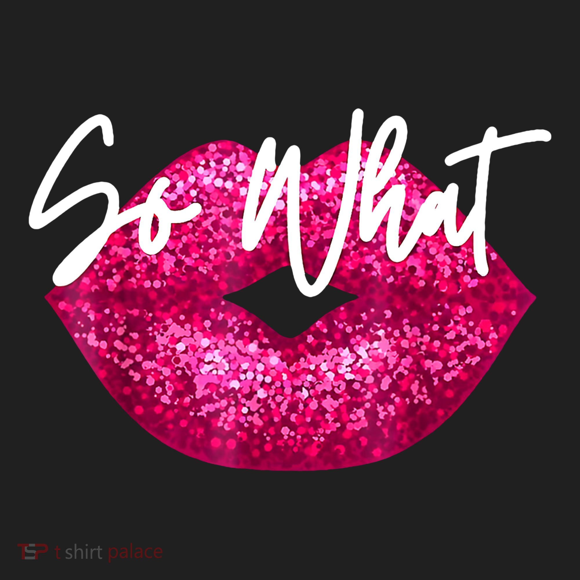 So What Pink Lips Women's Sweatshirt