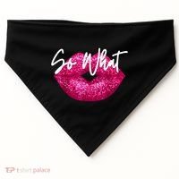 So What Pink Lips USA-Made Doggie Bandana thumb 0