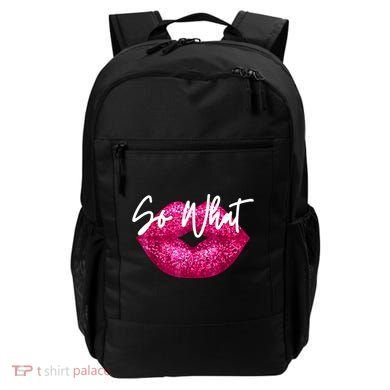So What Pink Lips Backpack