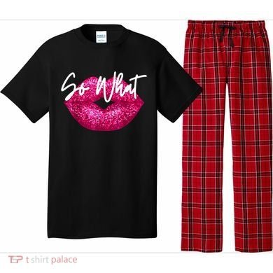 So What Pink Lips Pajama Set