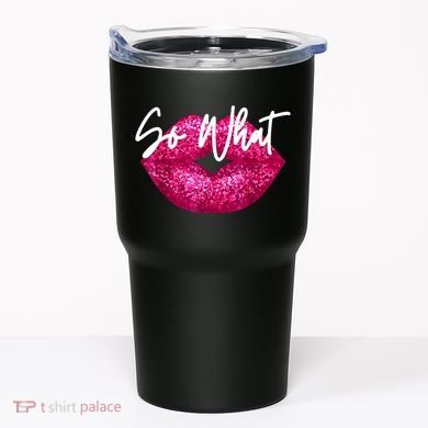So What Pink Lips Tumbler