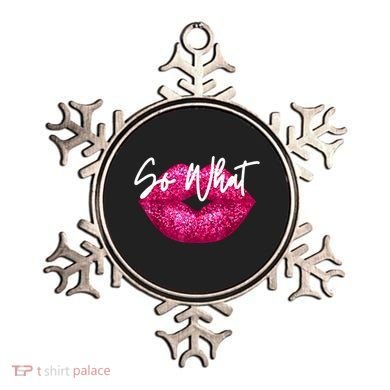 So What Pink Lips Ornament