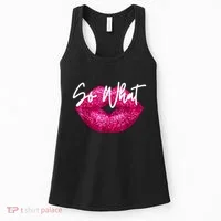 So What Pink Lips Women's Tank Top thumb 0