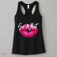 So What Pink Lips Women's Tank Top thumb 3