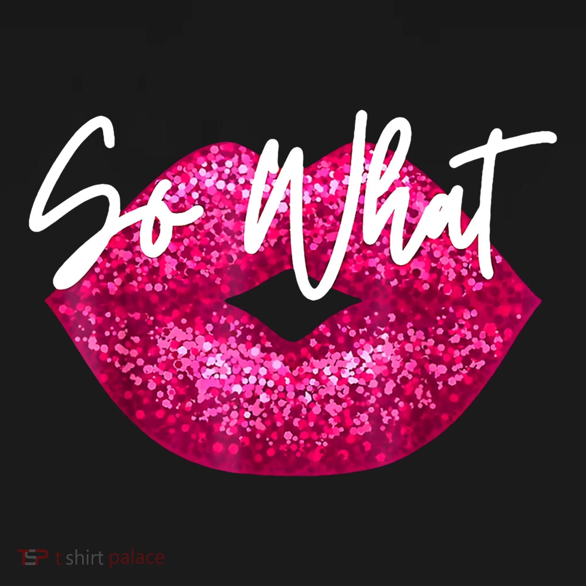 So What Pink Lips Toddler Hoodie