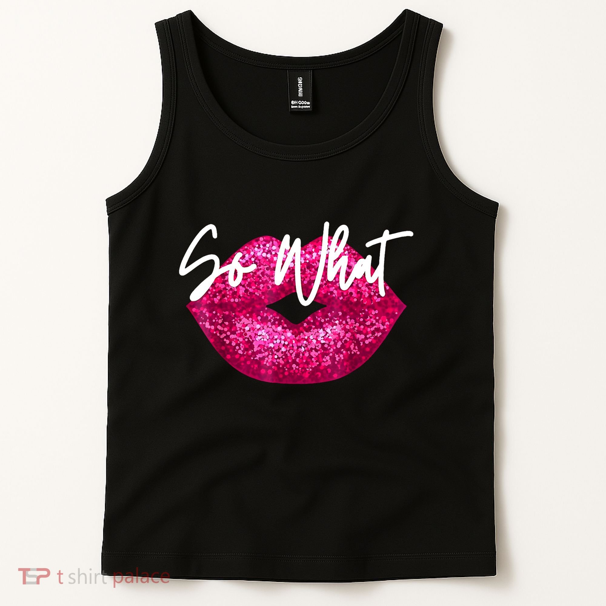 So What Pink Lips Tank Top