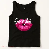 So What Pink Lips Tank Top thumb 2