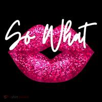 So What Pink Lips Women's Long Sleeve Shirt thumb 2