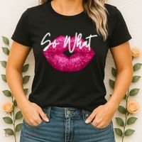 So What Pink Lips Women's T-Shirt thumb 2