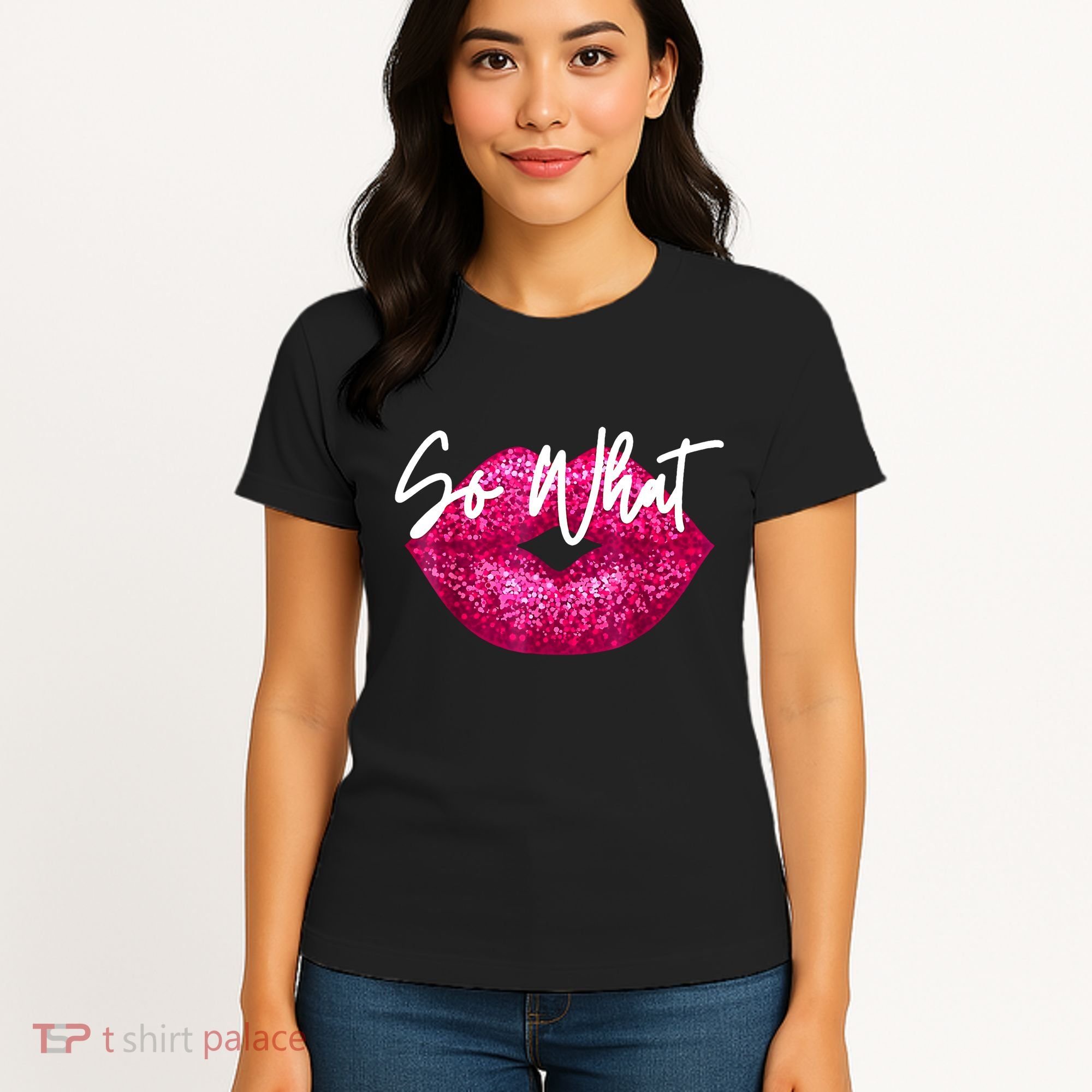 So What Pink Lips Women's T-Shirt