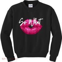 So What Pink Lips Kids Sweatshirt thumb 0