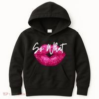 So What Pink Lips Kids Hoodie thumb 0