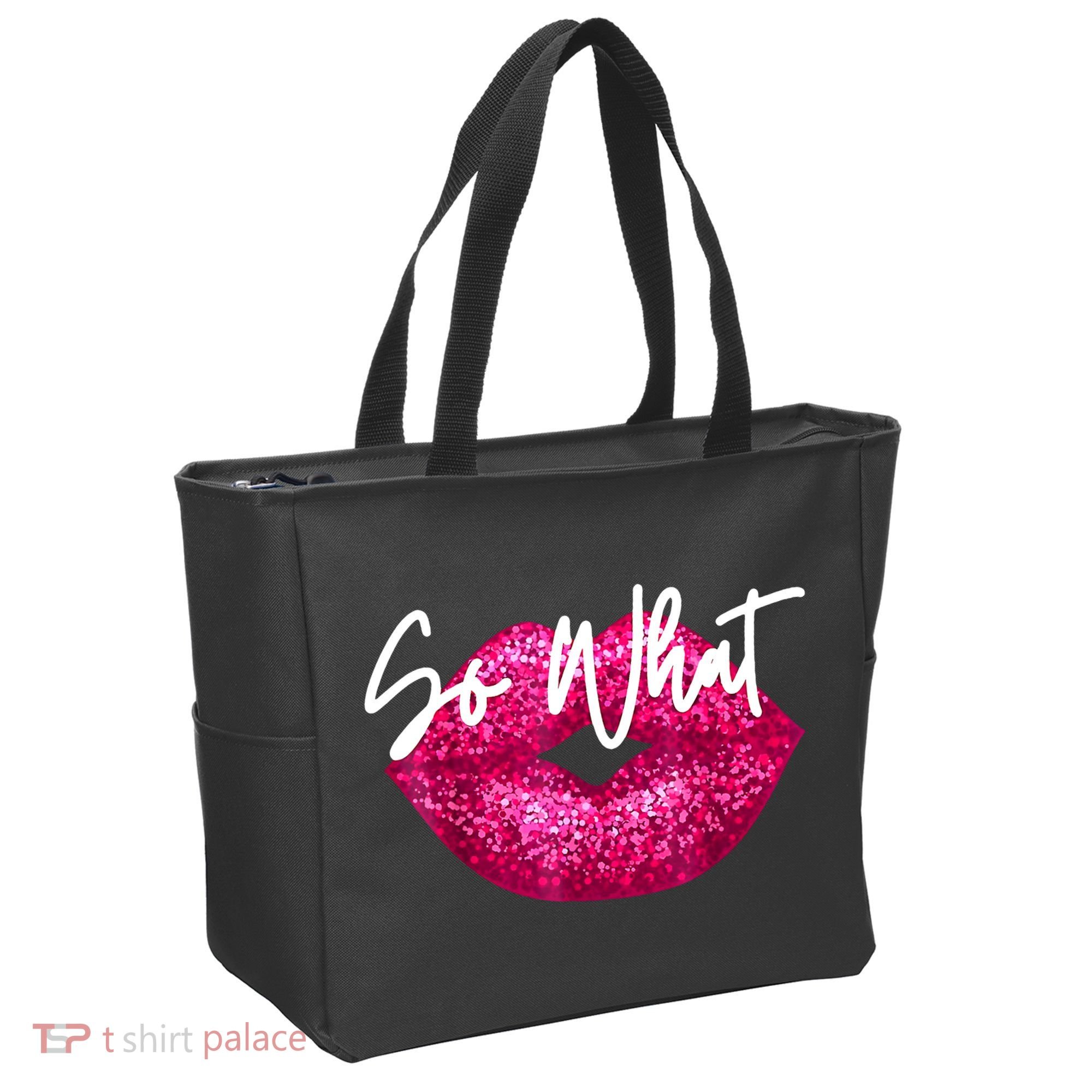 So What Pink Lips Tote Bag