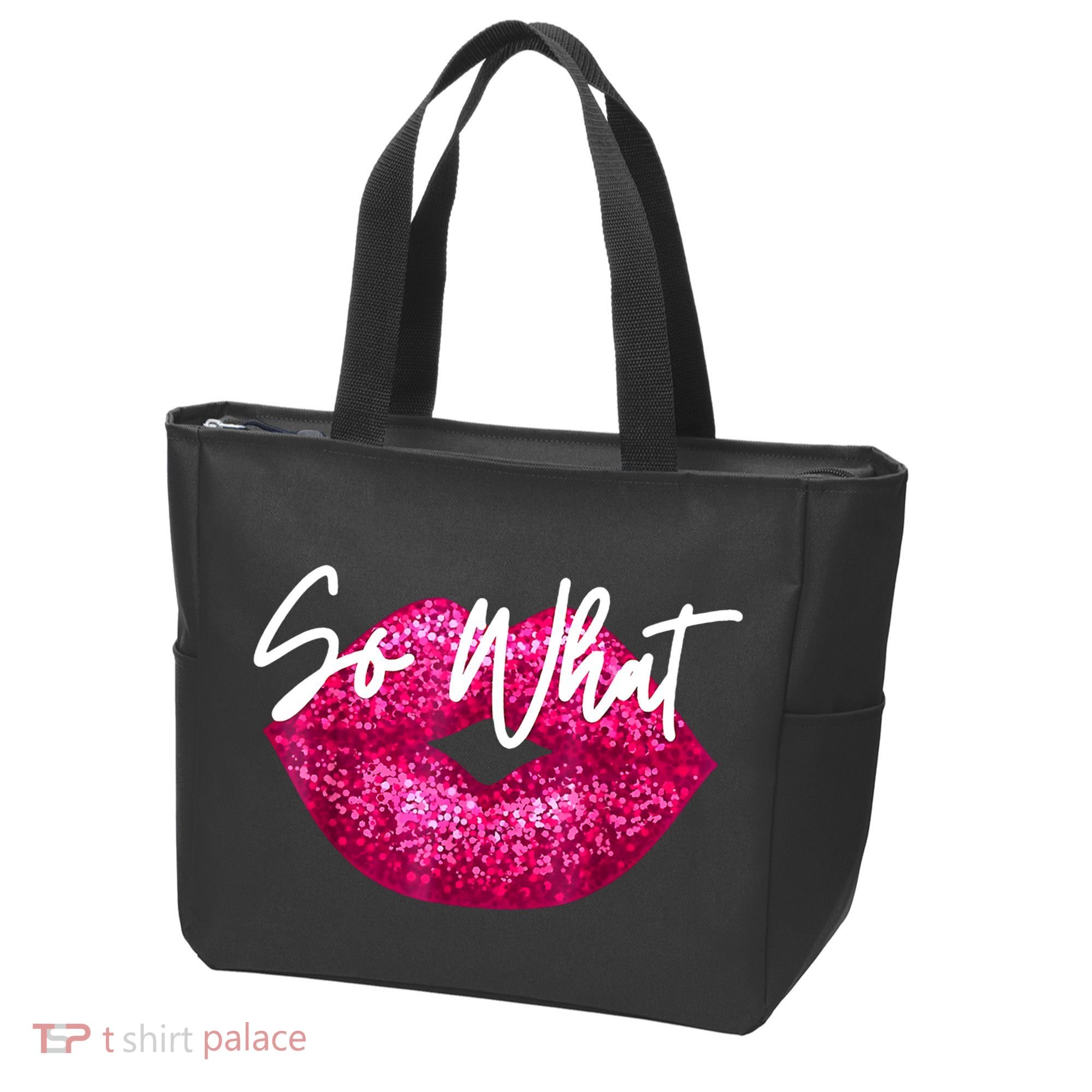 So What Pink Lips Tote Bag