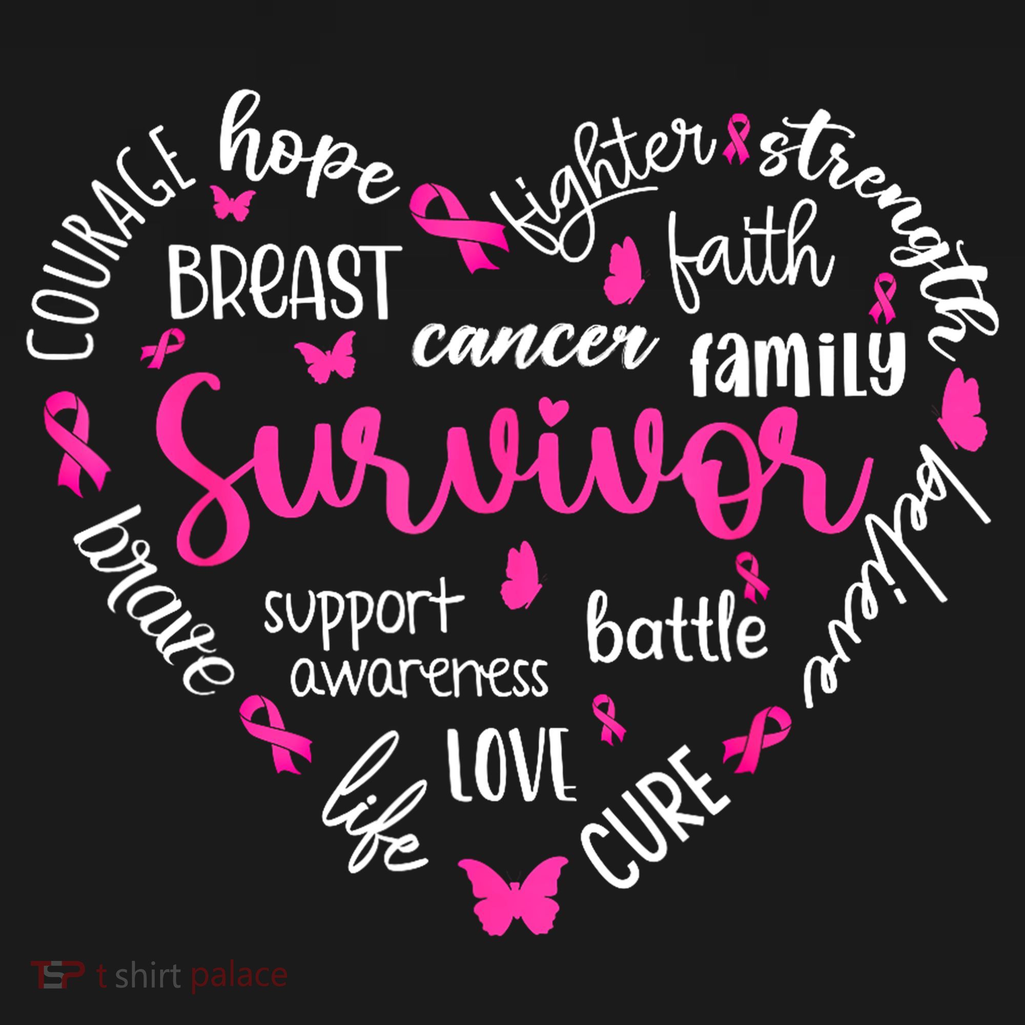 Survivor Warrior Pin.K Ribbon Heart Breast Cancer Awareness Gift Women's Tank Top