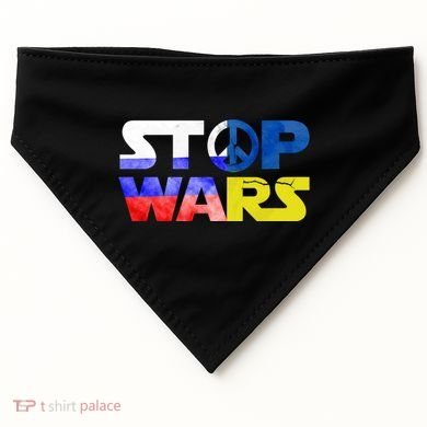 Stop Wars Peace USA-Made Doggie Bandana