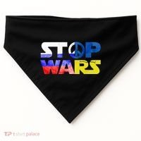 Stop Wars Peace USA-Made Doggie Bandana thumb 0